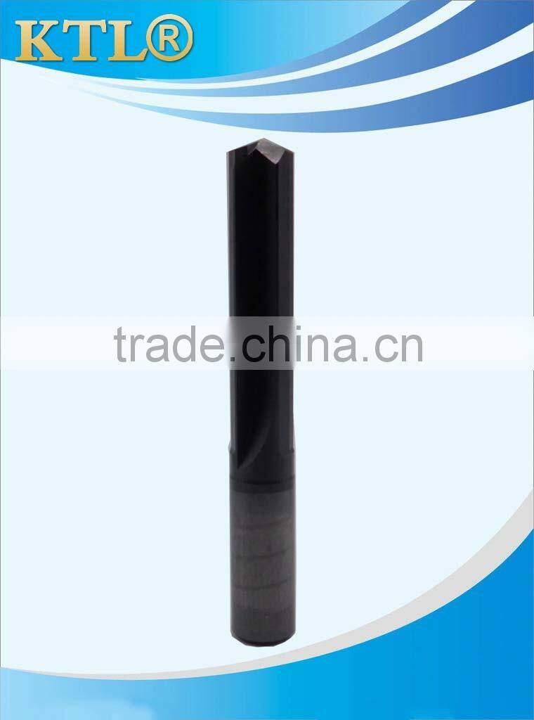 straight 2 flutes carbide drill bits with 2 coolant hole