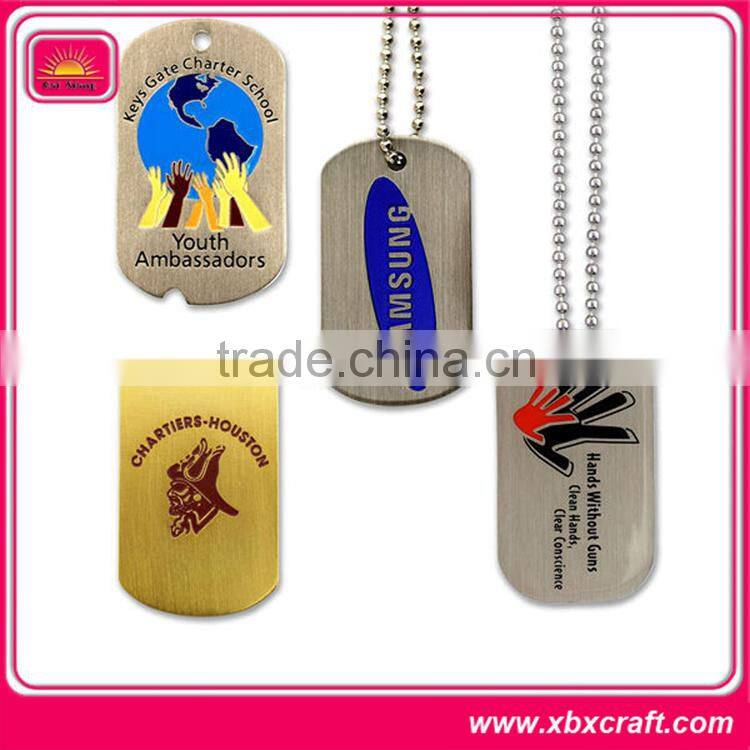 personalized professional souvenir metal baseball dog tags