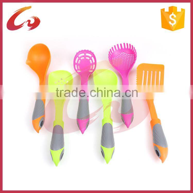 6pcs excellent quality nylon pp handle cooking tool set