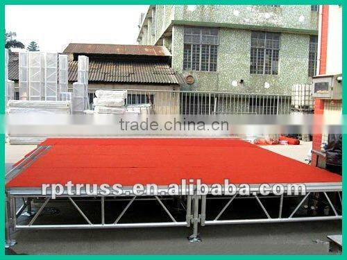 aluminium stage internation standard size stage special for the mobile events and moving events