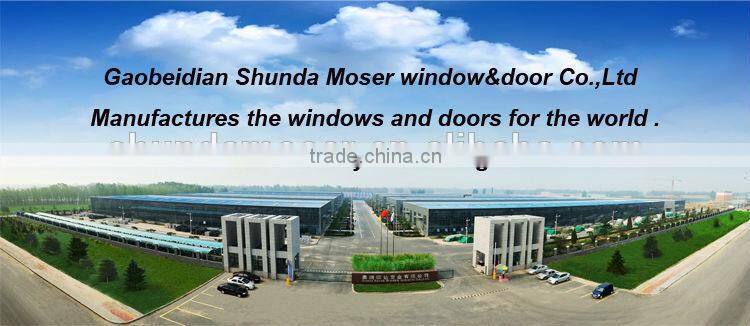 High quality brief wood energy saving window sound proof / window grill design