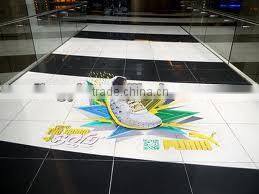 custom printing removable floor sticker
