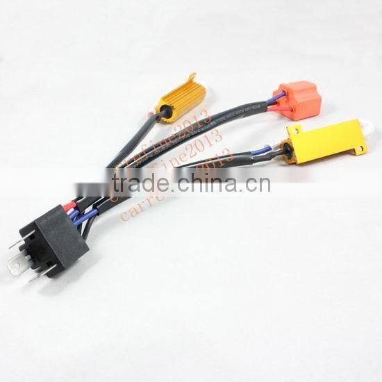 car accessory H4 Hi/Lo Beam LED DRL Fog Light Canbus 50W Load Resistor Canceller Decoder for auto parts