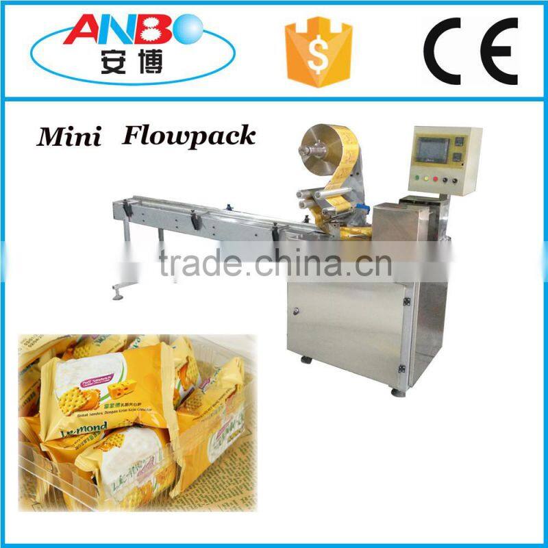 Mini flow packing machine, mini flow wrapping machine