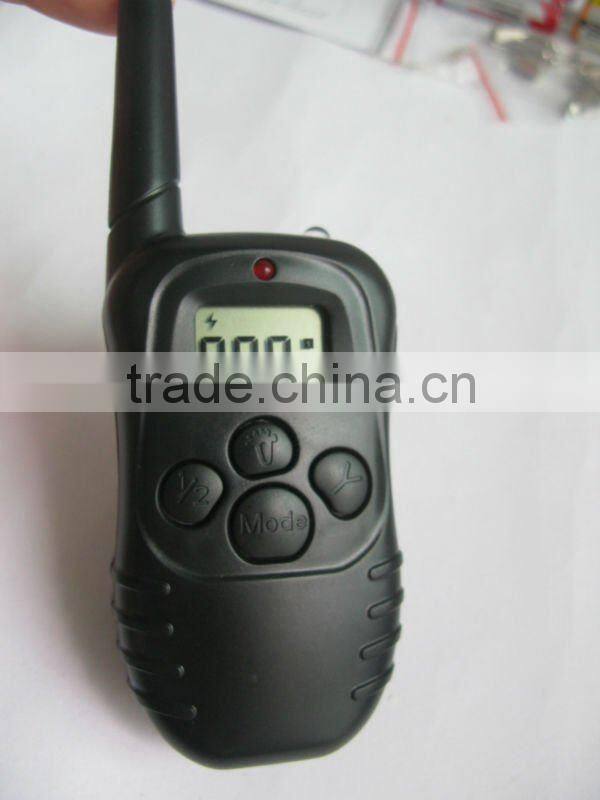 dog electric shock collar system with LCD display-100 Level+Rechargeable-FOR 2 dogs patented product