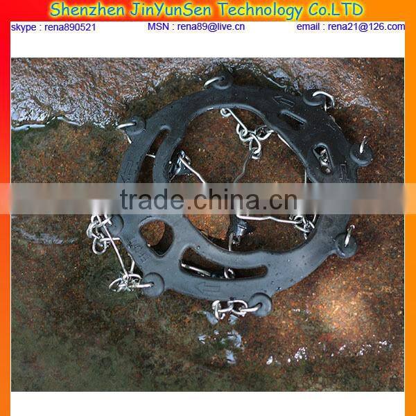 best quality steel chain anti-slip ice grip shoe covers