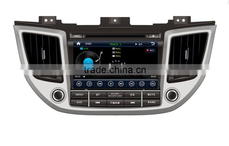 car multimedia for hyundai ix35 2015 with CD player car rear view camera headrest monitor 1080P 10disc