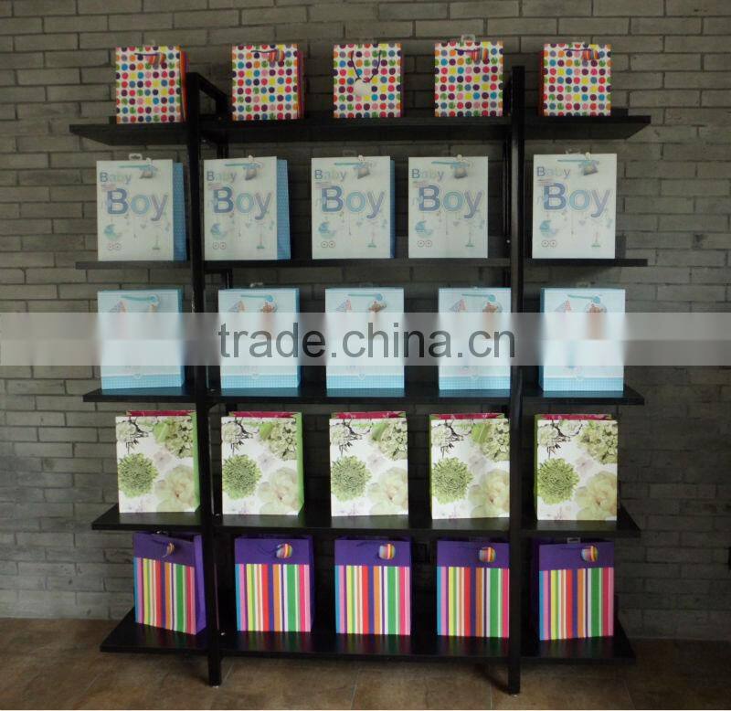 kraft polka dot paper bags