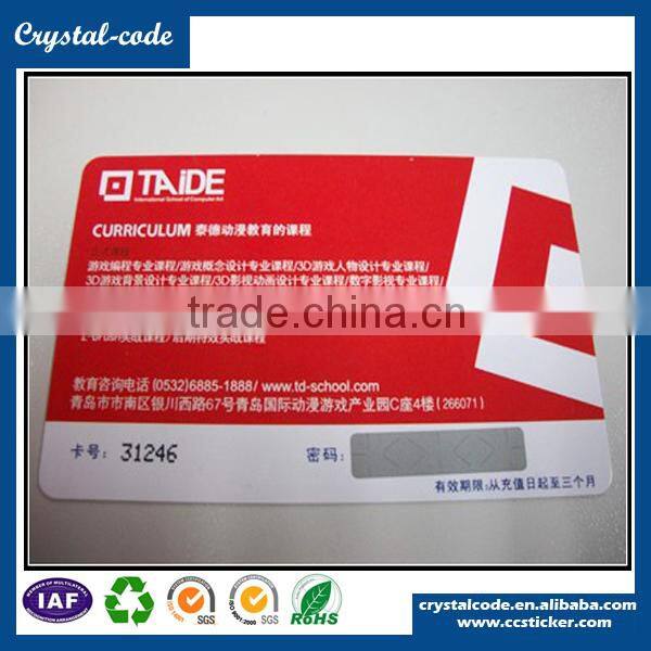 Fluorescent anti-counterfeit password scratch off sticker