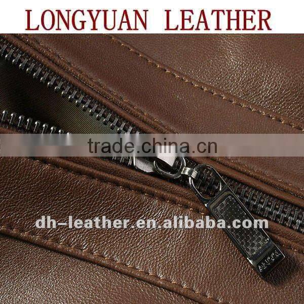 men's leather jackets with stand up collar