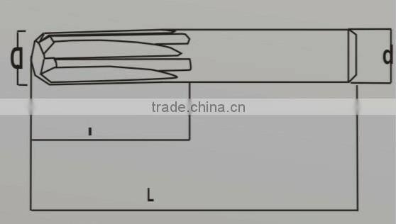 processing cast iron, ordinary and stainless steel Solid carbide straight flute reamer