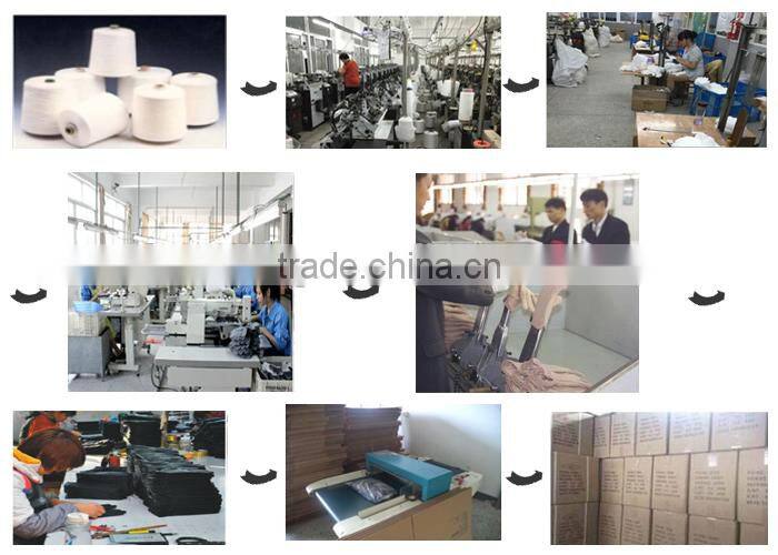 Knitted Wool And Leather Gloves Wool Women's Gloves Black Grey Blend