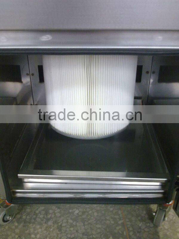 TUOER-12/C industrial cartridge shaking mobile dust collector