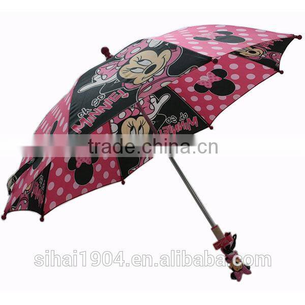2016 new arrival mini mouse animal photo print kids umbrella