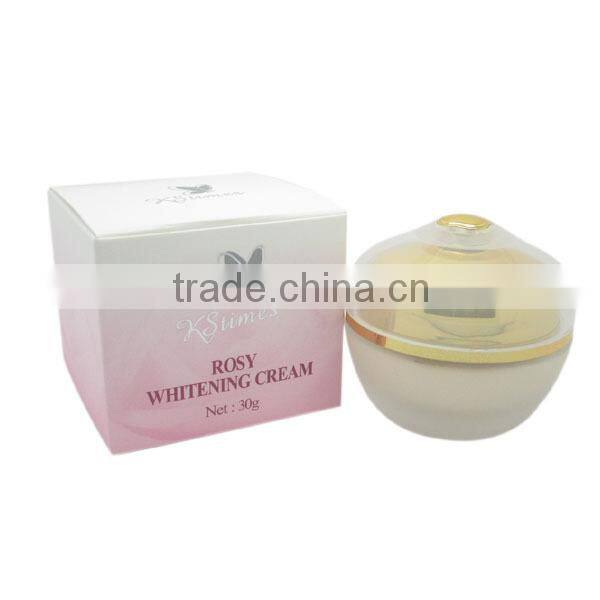 Chinese face rose pink skin whitening cream for freckles
