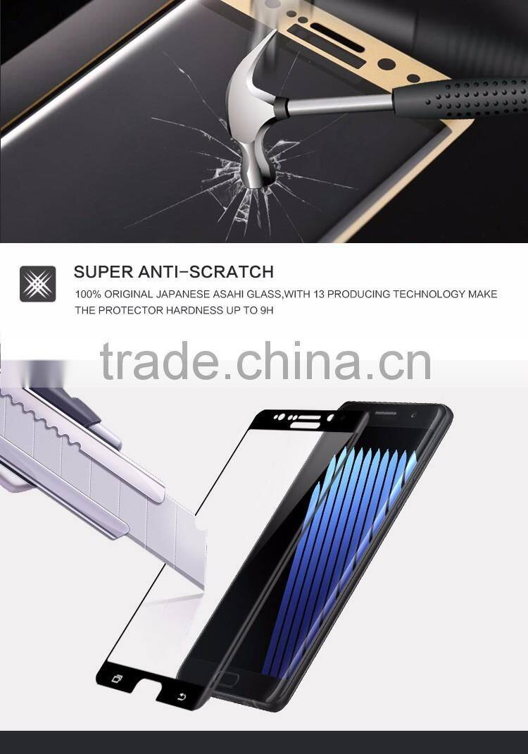 for Samsung Note 7 9H Hardness 3D Round edge Screen Protective Skin