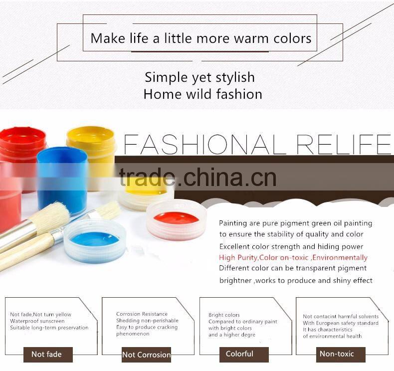 Home Decoration Printed Printing Buddha Head Oil Painting On Canvas