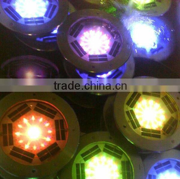 JR-3213 8pcs LED Inground light good quality solar ground light for garden