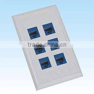 6 ports 1 ports 2ports face plate cabling faceplate