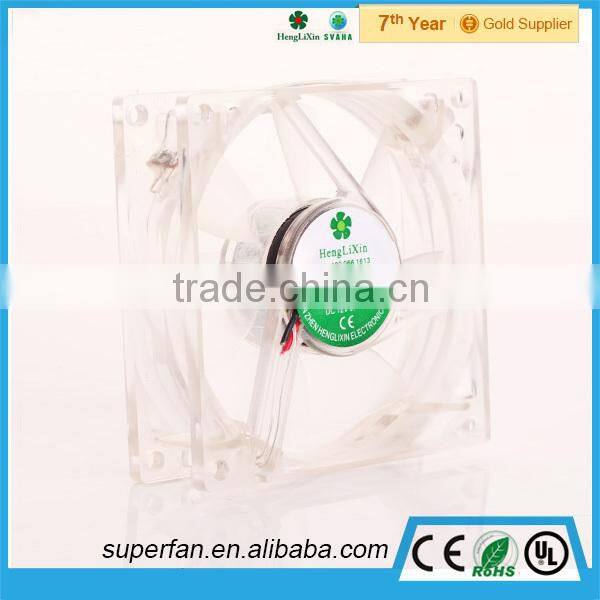 Mini plastic fan blade 80*80*25mm with sleeve bearing