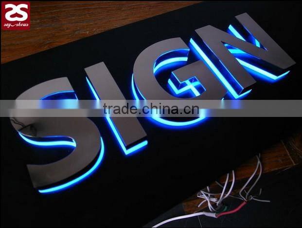Waterproof light letter shop signage led backlit advertising sign