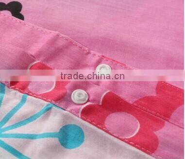 100% cotton Butterfly bedding set happy sweet bedcover set little girl