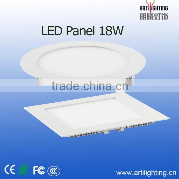 Hot sale competitive price 18w round led panel light