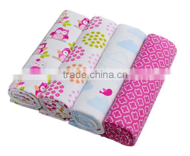Multi- uses and Functional Flannel Baby Receiving Blanket