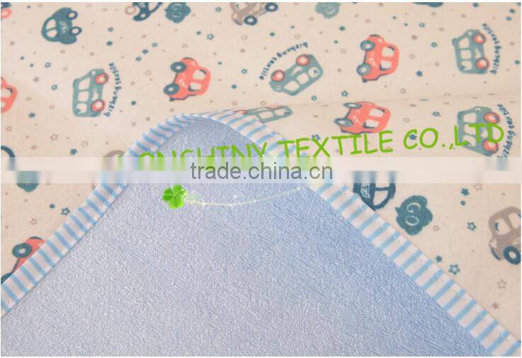 Customized high quality organic cottton baby urine mat