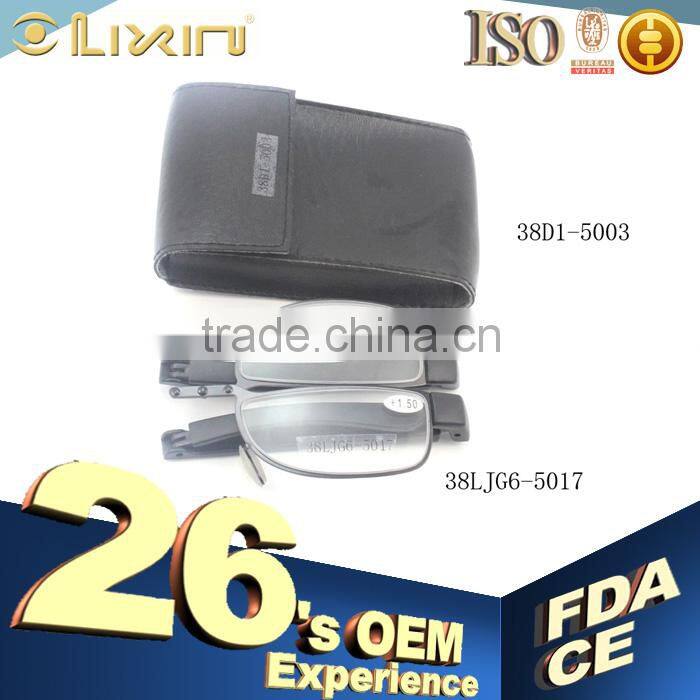 2016 Italy design. stainless steel frame with pc temple fashion reading glassses eyewear