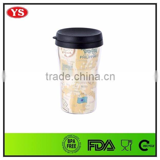 10oz DIY paper insert kids plastic travel mug