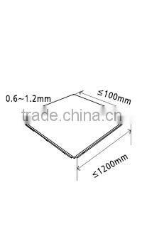 Fireproof ceiling square aluminum ceiling tile 500x500