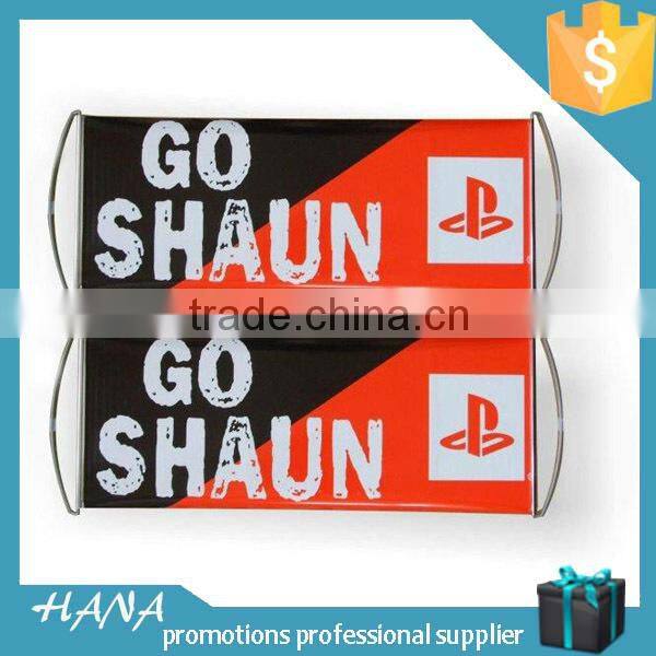 HB-51 Promotional Sport Cheer Banner Hand Held Scrolling Banner