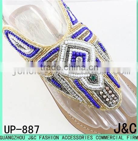 2017 the newest rhinestone summer sandals beaded uppers