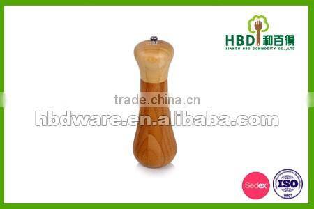 Hot new products for 2016 Rubber Wood Rock Salt Mill And Pepper Grinder For Cooking Tools,Rock salt mill wholesale
