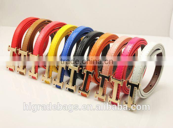hot sale high quality Pu leather belt with alloy buckle