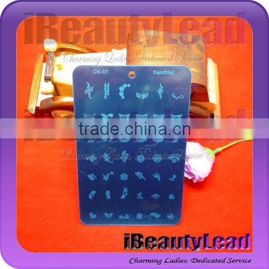 2015 nail art stamping plates nail image plate with 42 patterns
