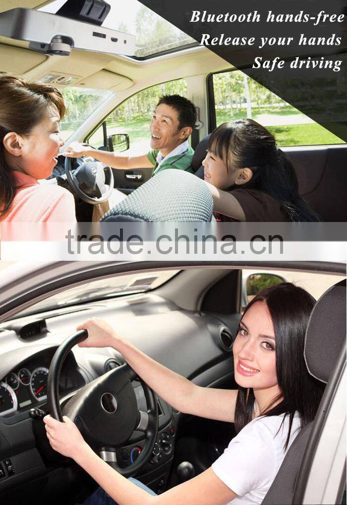 Solar charging bluetooth handfree car kit