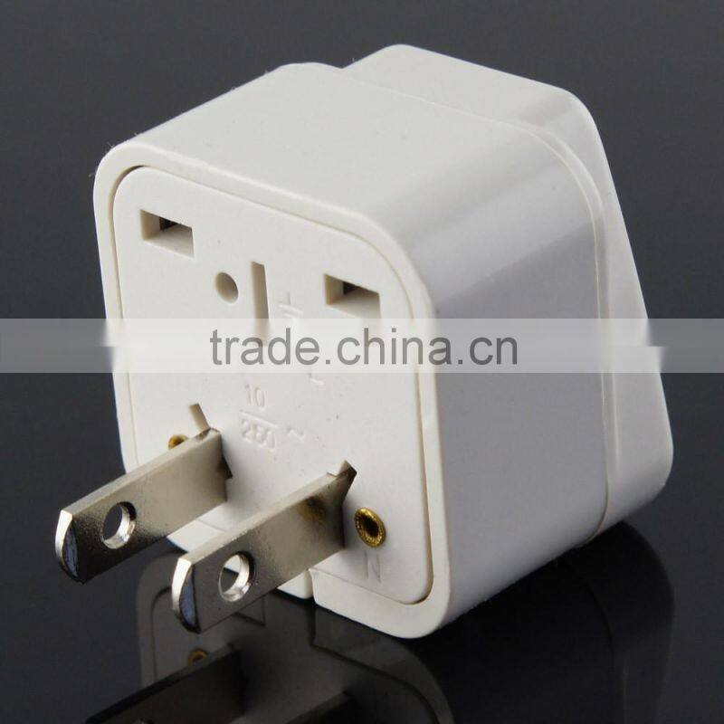Universal EU UK AU to US USA AC Travel Power Plug Adapter Outlet Converter