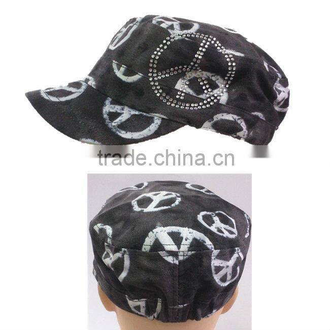 Cheap high quality blink cotton fabric military hats with 3D embroidery logo