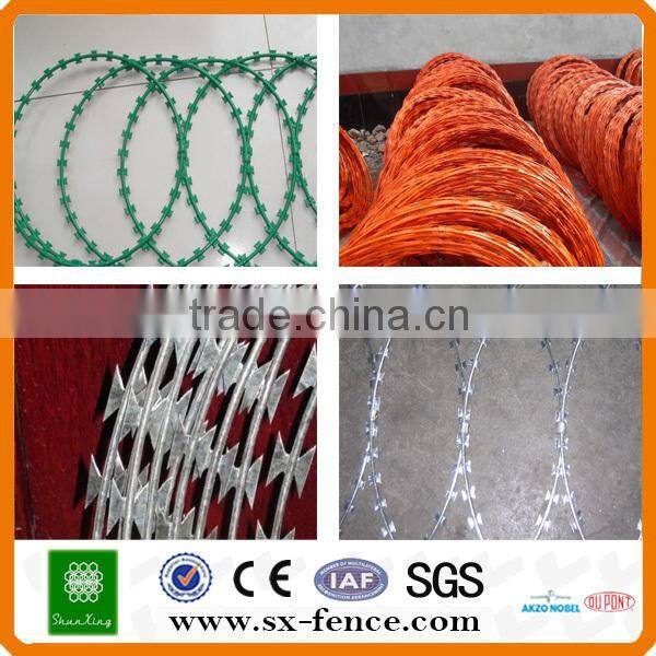 Galvanized Cheap BTO CBT Type Razor Wire Concertina Wire Price