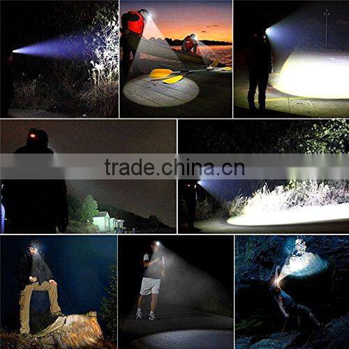 30W 5000 Lumens 3x XM-L T6 LED Head Torch / Headlamp Waterproof