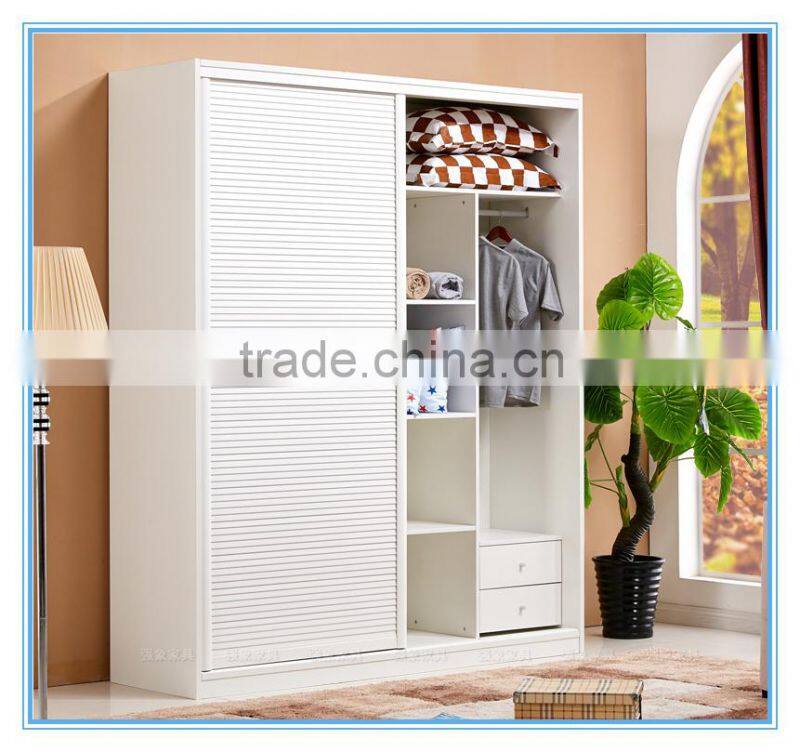 Simple design bedroom furniture wood wardrobe