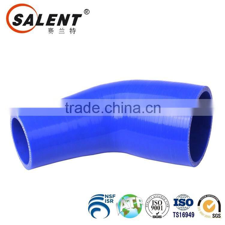 reinforced 35mm to 30mm blue automotive 45 degree silicone reducer elbow hose heat resistant