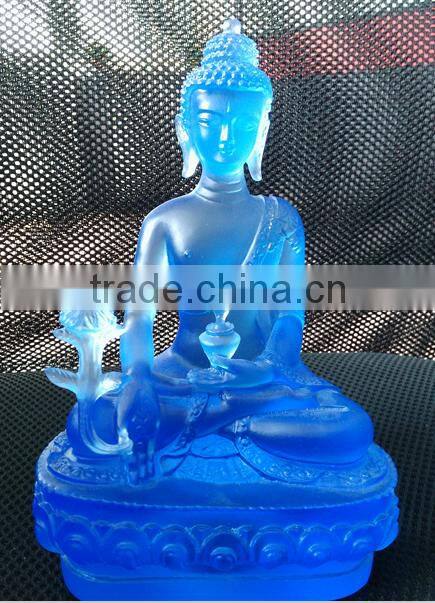 crystal clear Vajrasattva buddha statue for temple or home display