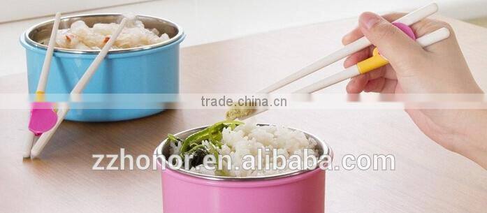 Children Learning Chopsticks, training chostick