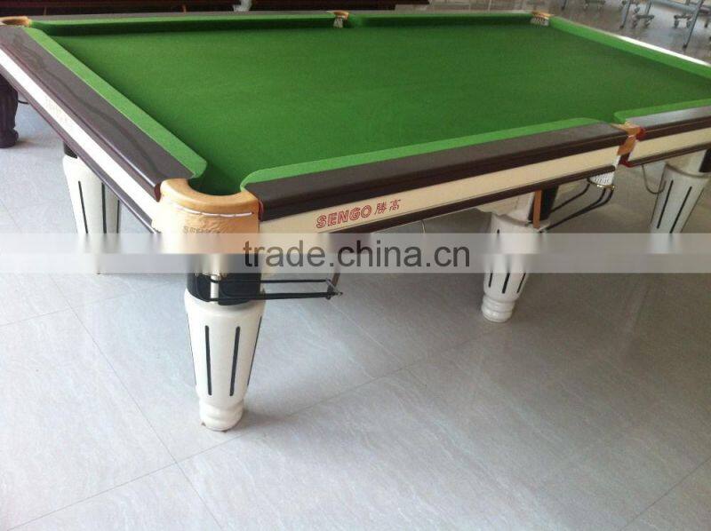 Factory Direct Sales Solid Wood With Slate ,Excellent Hand Made Crafts Coin Operated Billiard Table/Pool Table