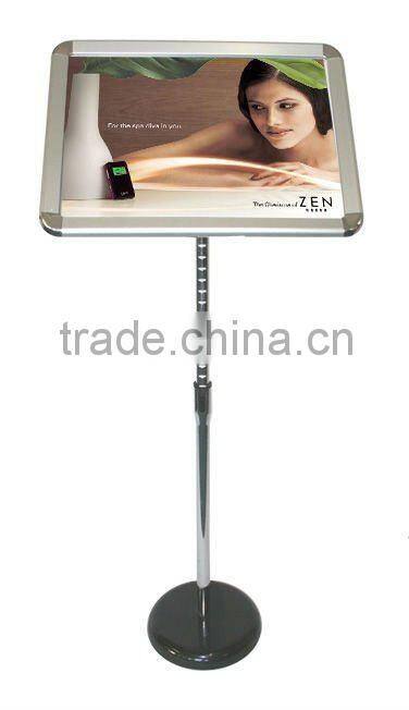 A3 A4 size aluminum poster stand floor standing poster stand