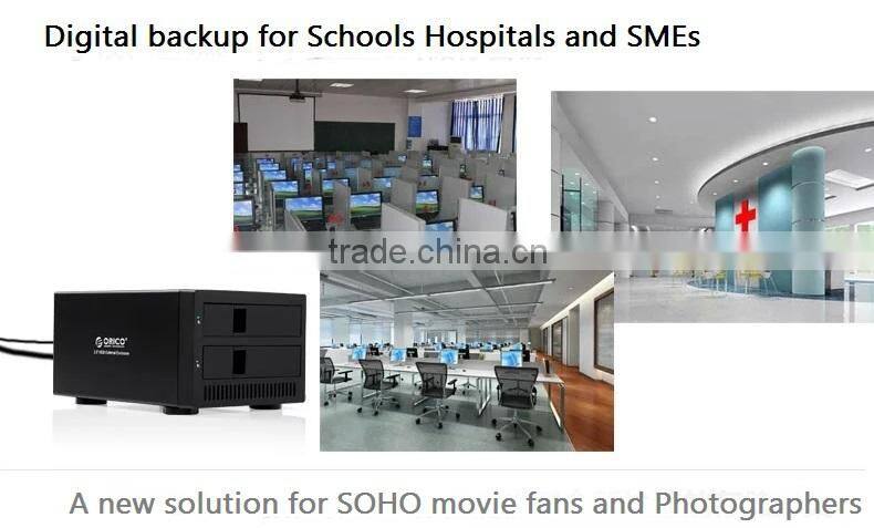 2-bay 3.5inch SATA USB 3.0 HDD storage box