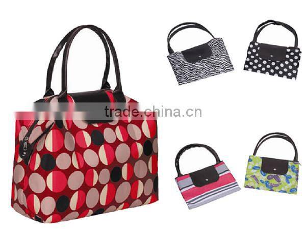 canvas shopping bags small zipper cotton canvas tote bags foldable shopping bag